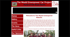 Desktop Screenshot of greenpower.theweald.org.uk
